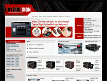 Tablet Screenshot of crystalsign.com